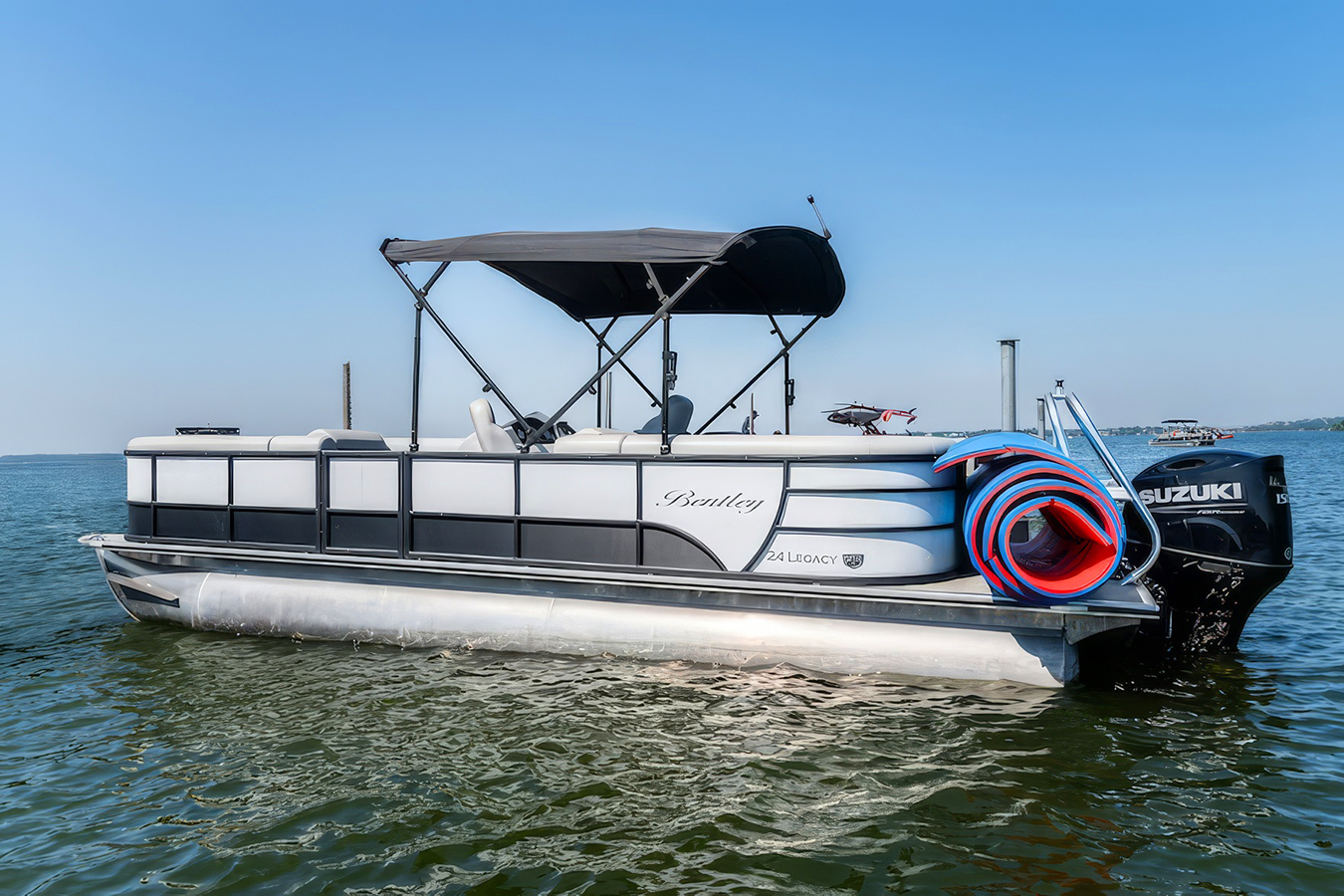 Bennington Pontoon — on the water